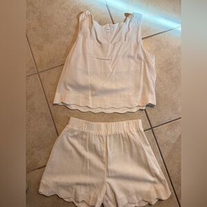 White Linen Set (never used)